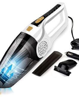 Portable & Corded High Power Car Vacuum Cleaner for Car Cleaning Car Accessories, DC 12V, 120W 5.5 KPA