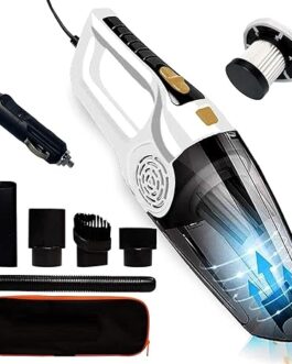 Portable & Corded High Power Car Vacuum Cleaner for Car Cleaning Car Accessories, DC 12V, 120W 5.5 KPA